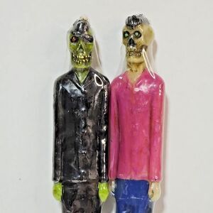 World Market Zombie Taper Candles NEW NOS Creepy Halloween Dinner Party Table